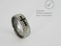 Cross Glitter Ring