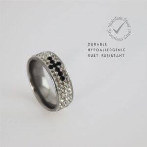 Cross Glitter Ring