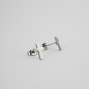 Stainless Steel Cross Earrings