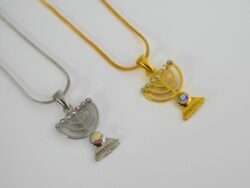 Menorah Necklace