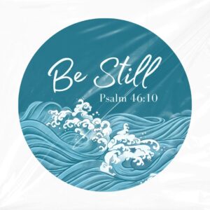 Be Still Licence Disk Sticker