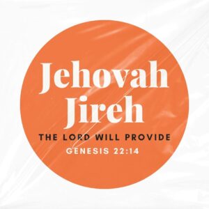 Jehovah Jireh Licence Disk Sticker