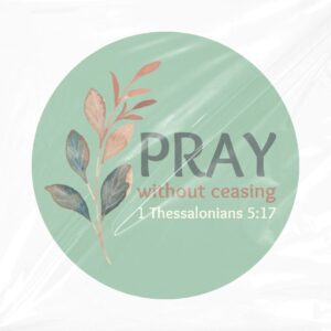Pray Licence Disk Sticker