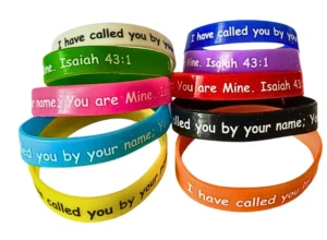 Isaiah 43:1 Rubber Band