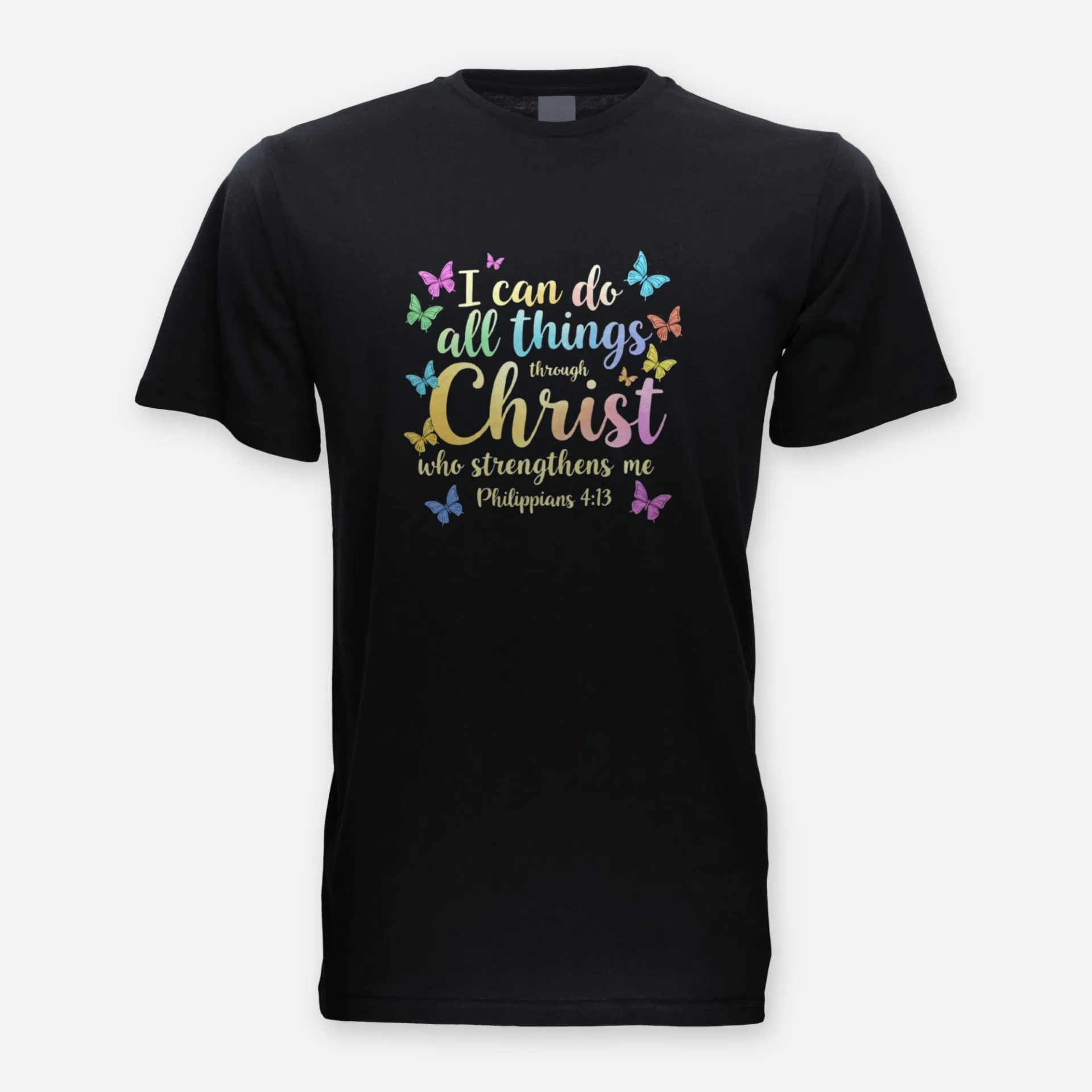 I Can Do All Things – Philippians 4:13 Butterfly Tee