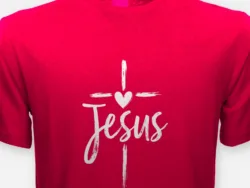 Jesus – Cross and Heart Tee