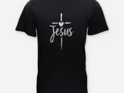 Jesus – Cross and Heart Tee