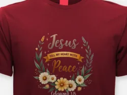 Jesus, Fill My Heart with Peace – Colossians 3:15 Tee