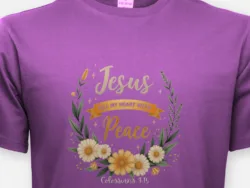Jesus, Fill My Heart with Peace – Colossians 3:15 Tee