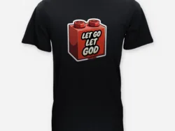 Let Go, Let God – Psalm 55:22 Building Block Tee