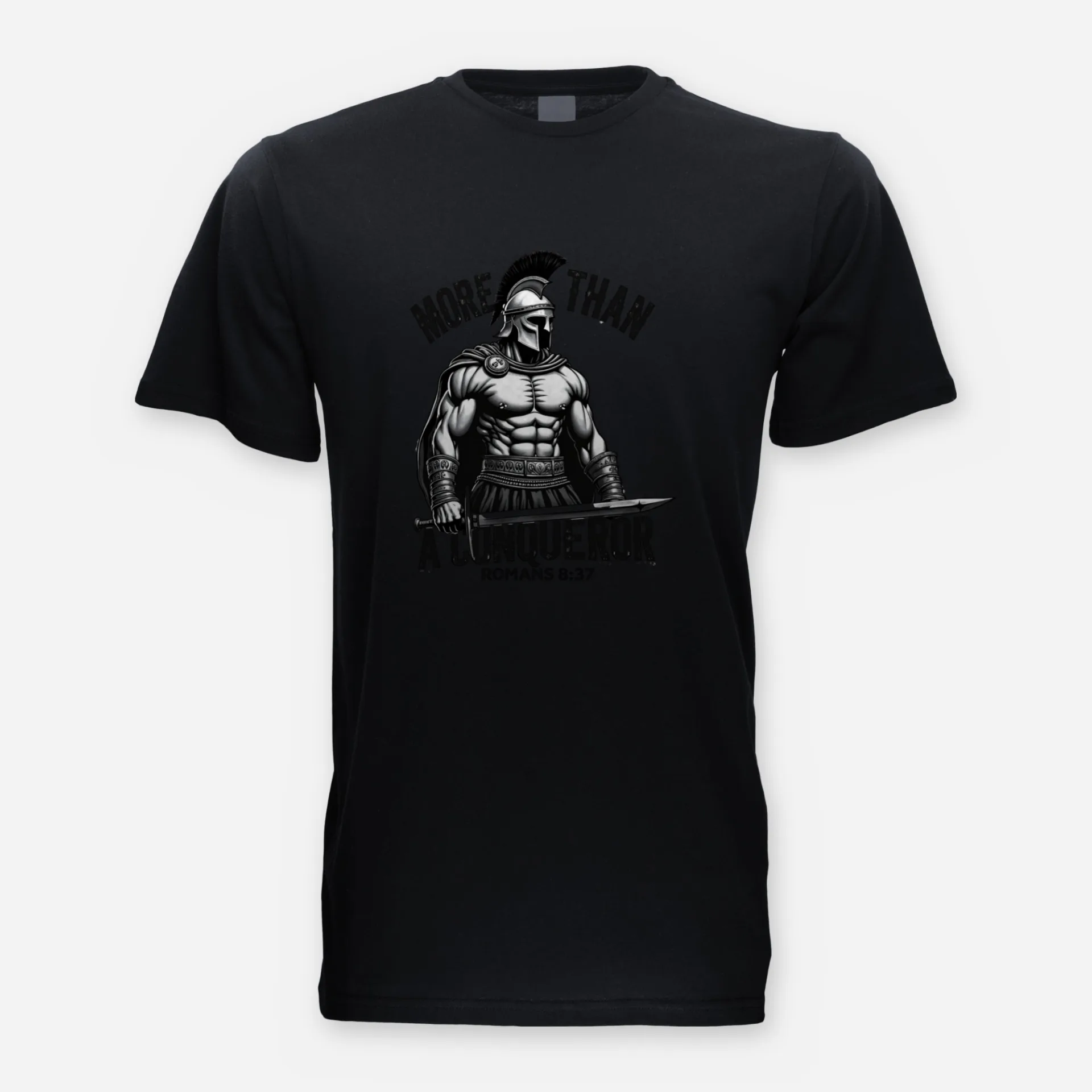 More Than a Conqueror – Romans 8:37 Warrior Tee
