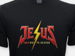 Jesus – Only Way to Heaven Rock Tee