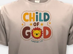 Child of God – Galatians 3:26 Kids Lion Tee