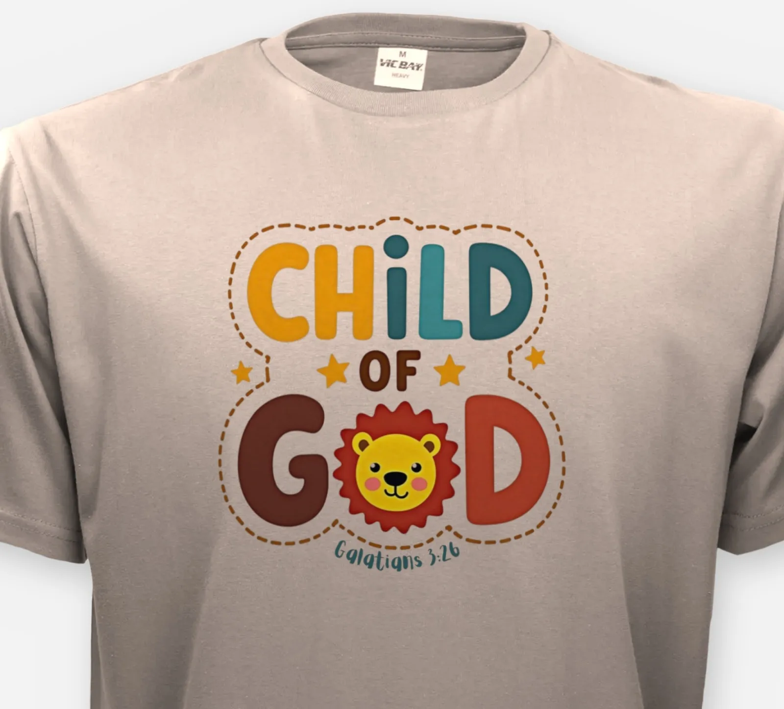 Child of God – Galatians 3:26 Kids Lion Tee