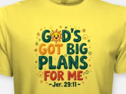 God's Got Big Plans for Me – Jeremiah 29:11 Kids Tee