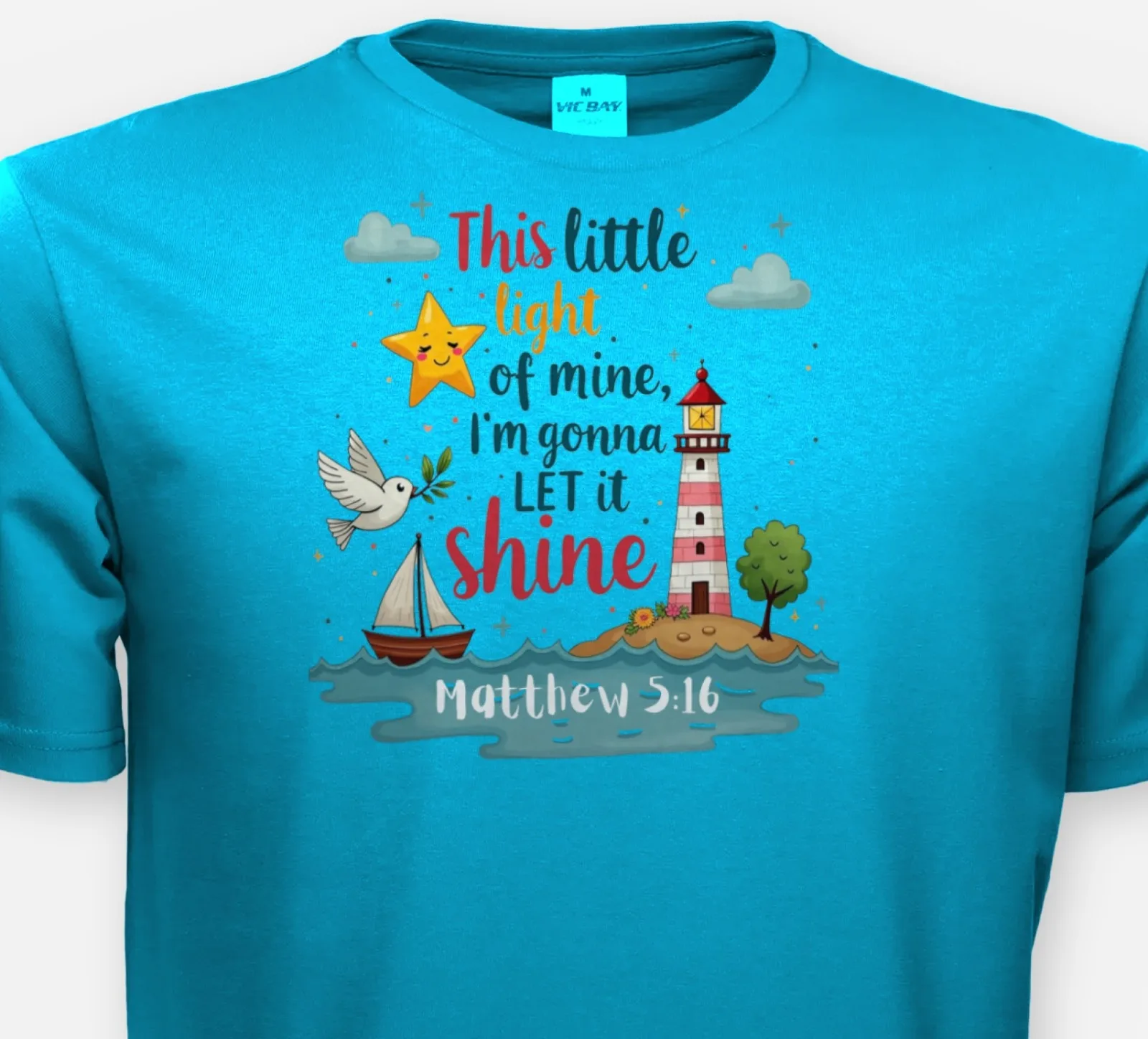 This Little Light of Mine – Matthew 5:16 Kids Tee